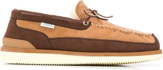 Suicoke Loafers met schapenvachtvoering