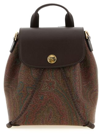 Etro Multicolor Cotton Womens Backpack