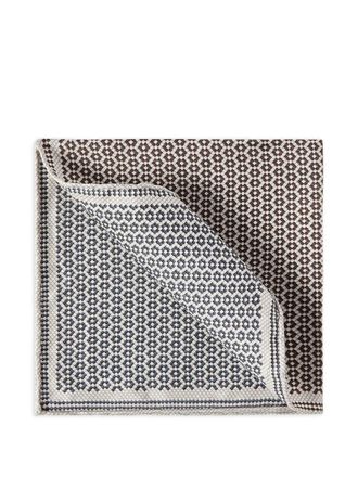 Brunello Cucinelli Sciarpa In Seta Pocket Square