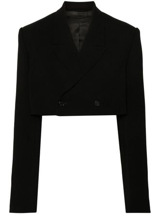 Wardrobe.NYC Blazer crop - Nero