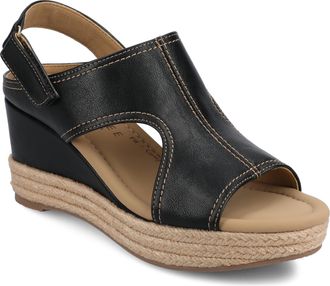 Journee Collection Journee Womens Rayleigh Espadrille Wedges