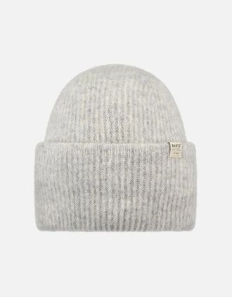 Barts Womens Barts Womens Kylar High Turn Up Knitted Beanie - Grey - Size: ONE size