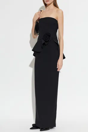 Rotate Off-shoulder Dress, Womens, Black