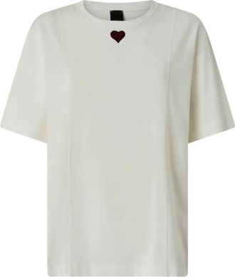 Pinko T-shirt con applicazione - Toni neutri
