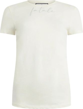Philipp Plein Pure Fit T-Shirt Fatale - Dames - T-shirts - Beige - L - Katoen - Tops