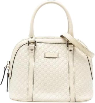 Gucci Pre-owned Handbags, female, White, Size: ONE SIZE Pre-owned Vintage Handbag