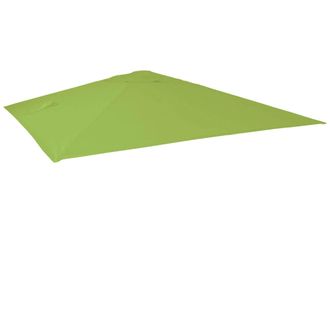 Hhg Nunca Usado] Funda De Repuesto Para Parasol Sem&aacute;foro De Lujo Hhg 549, Funda De Repuesto Para Parasol, 3x4m (&oslash;5m) Poli&eacute;ster 3,5kg, Verde Claro