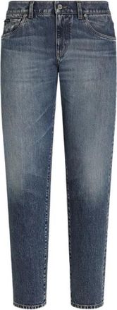 Dolce & Gabbana Jeans - Heren - Slim Fit Jeans - Blauw - M - Jeans
