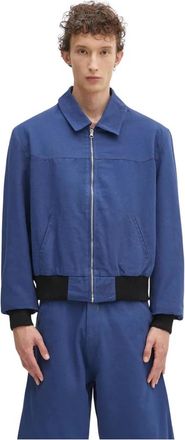 Sky High Farm Santa Fe Oversized Jacket - Heren - Zomerjassen - Blauw - S - Leer - Jassen