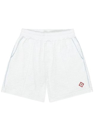 Casablanca Casablanca Logo-monogrammed Terry Shorts - White - XL