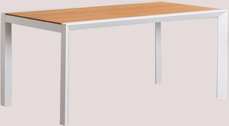 Sklum Mesa De Jard&iacute;n En Madera De Eucalipto Y Aluminio Archer Classic Sklum 160 X 90 Cm