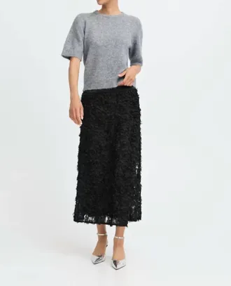 b.young Rosalinda Midi Skirt In Black