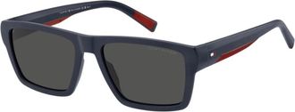 Tommy Hilfiger TH 2324/S Zonnebril - Heren - Zonnebrillen - Blauw - 56 MM - Accessoires