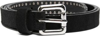 Tela studded buckle belt - Black