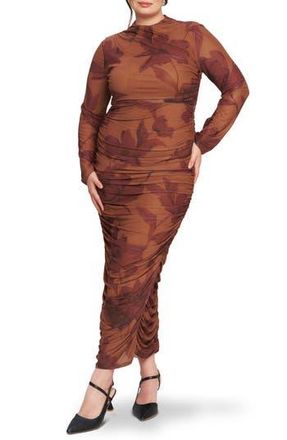 Flying Tomato Long Sleeve Bodycon Dress in Sienna at Nordstrom Rack, Size 2 X