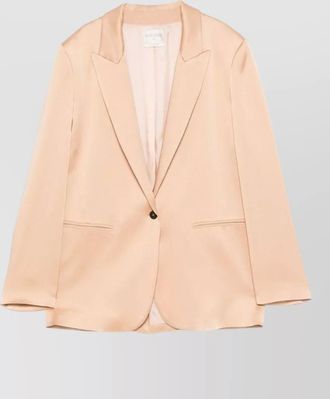 Forte_Forte tailored blazer jacket peak lapels buttons