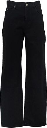 Isabel Marant Dromie Trousers - female - Isabel Marant - Wide Jeans - Black - 2XS - Jeans