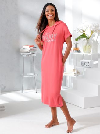 Feel Good T-Shirt FEEL GOOD Shirt, Damen, Gr. 36/38, grapefruit, 55% Modal, 39% Polyester, 6% Elasthan, unifarben, Shirts T-Shirt