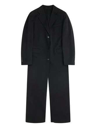 Simone Rocha open-back coat - Black
