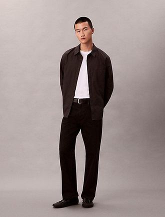 Calvin Klein Cotton Nylon Relaxed Shirt