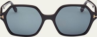 Tom Ford Geometric Square Acetate Sunglasses