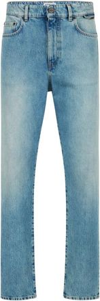 Iceberg 5-pocket Stone-washed Denim Broek - Heren - Regular Fit Jeans - Blauw - W36 - Denim - Jeans