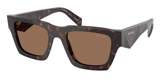 Prada PR A06SF Asian Fit 17N06B Mens Sunglasses Tortoiseshell Size 54