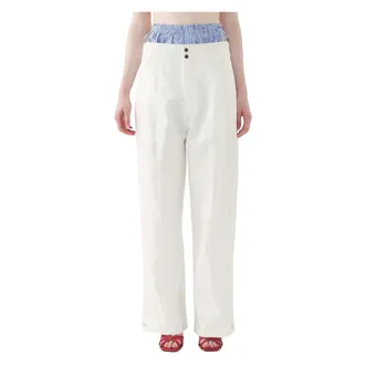 Antik Batik Pantaloni Winna - - Trousers - Donna - Beige - M
