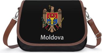 Generic Coat of Arms of Moldova Fashion Womens Crossbody Bags Novelty Handbag Shoulder Bag Purse