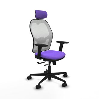 Piqueras y Crespo Silla De Oficina Piqueras Y Crespo Jorquera Blanco Espuma Alta Densidad