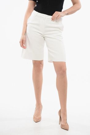 Valentino Shorts in Cotone a Gampa Ampia Valentino