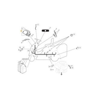 STIGA Sports Placa Electr&oacute;nica Tractor De C&eacute;sped Modelos F72 1228hb 384722479/0 Stiga