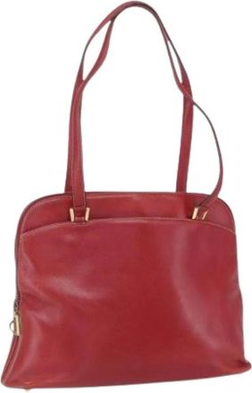 Ferragamo Pre-owned Shoulder Bags, female, Red, Size: ONE SIZE Pre-owned Shoulder Bag