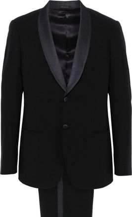 Giorgio Armani Soho Line tuxedo suit - men - Silk/Virgin Wool/Acetate/Viscose - 48 - Blue