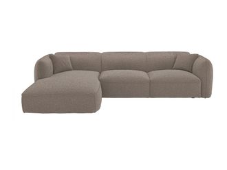 VENTE-UNIQUE.COM Sof&aacute; rinconera tela topo