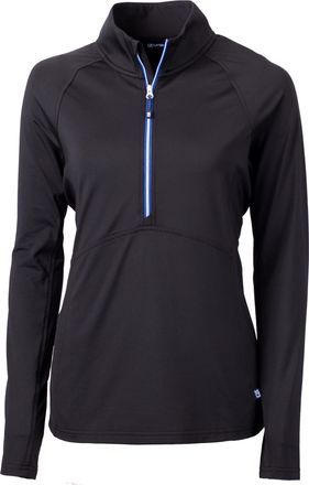 Cutter & Buck Adapt Eco Knit Stretch Recycled Womens Half Zip Pullover Jacket