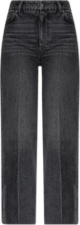 Dolce & Gabbana Straight-leg Jeans - Dames - Regular Fit Jeans - Grijs - L - Katoen - Jeans