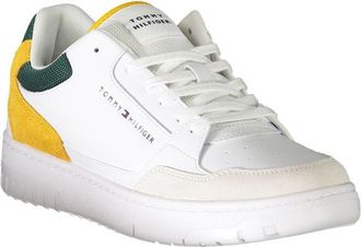 Tommy Hilfiger Colorblock Leather Sneaker - White