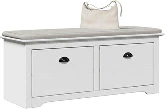 vidaXL Vidaxl - Panca da Ingresso bodo Bianca 114x40x45 cm