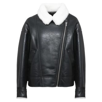 Stand Studio Chaqueta de Borrego Sint&eacute;tico - Jackets - Mujer - Negro - XS