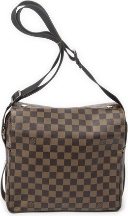 Louis Vuitton Pre-owned Womens Naviglio Shoulder Bag - Brown - One Size