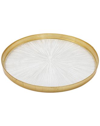 Alice Pazkus Set of 4 Crystal Dinner Plates