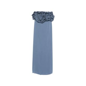 Max Mara Maxi Dresses, female, Blue, Size: XS Maxi Dresses
