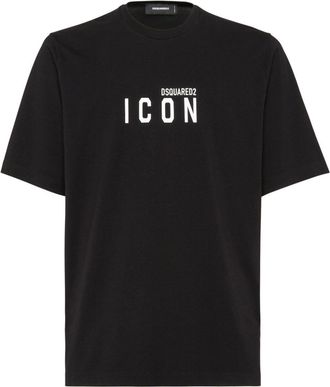 Dsquared2 logo-print cotton T-shirt - men - Cotton - L - Black