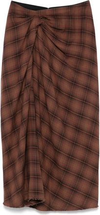 Isabel Marant Gonna midi Nicole - Marrone