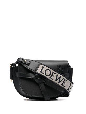 Loewe Borsa a spalla Gate in pelle - Nero