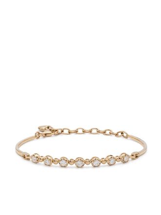 Dana Rebecca Designs 14kt yellow gold large Poppy Rae Pebble Row diamond bracelet