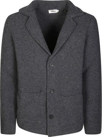Altea Textured Knit Jacket With Classic Collar