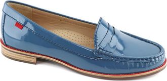 Marc Joseph New York East Village Patent Leather Penny Loafer in Atlantic Blue Patent at Nordstrom, Size 10.5