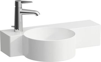 Laufen Laufen - Val Lavabo Con Enjuague Manual, Sin Agujero Para Grifo